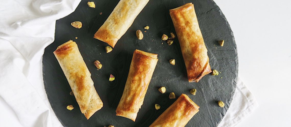 cigares aux miel et pistaches